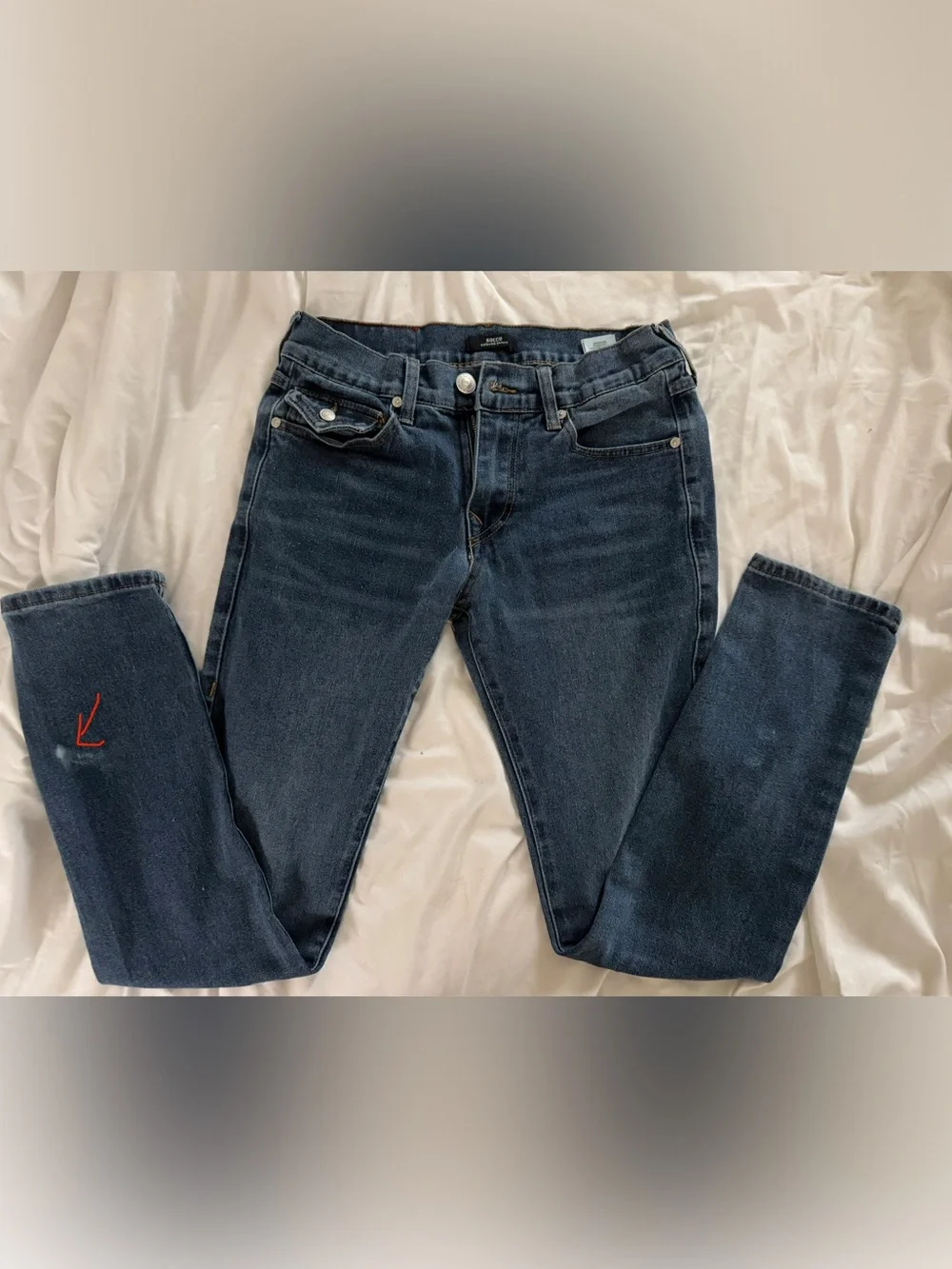True Religion Men’s Jeans Relaxed Rocco Dark Wash